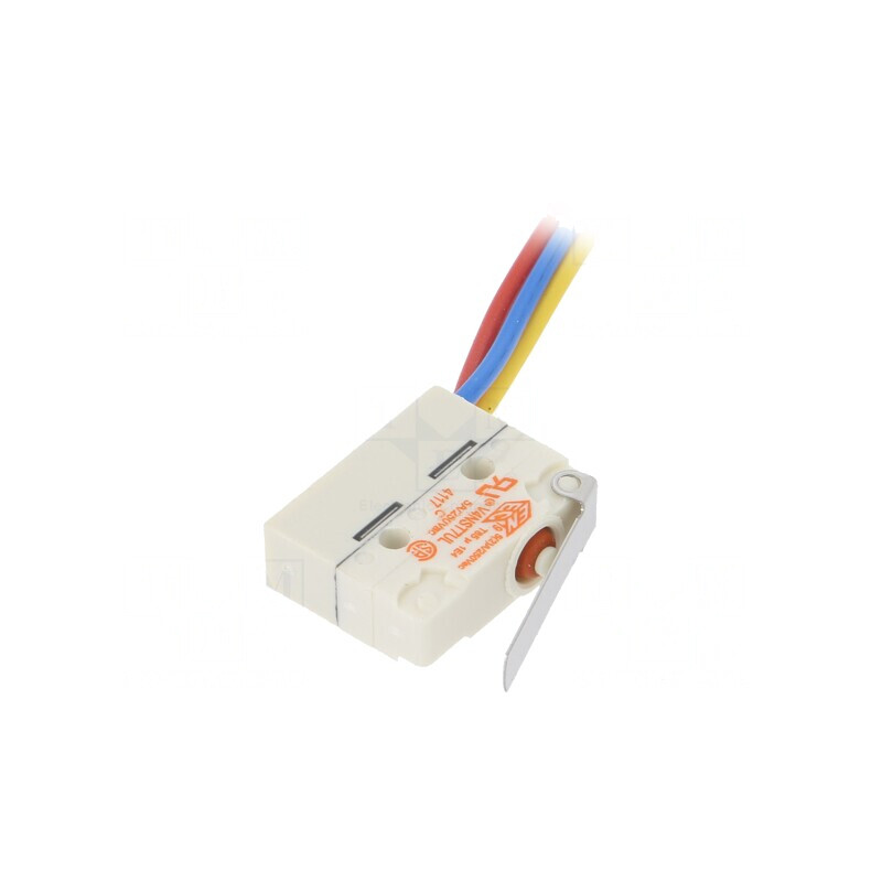 Microîntrerupător cu manetă SPDT 3A/250VAC | Electronic-mag.ro | Componente Electronice