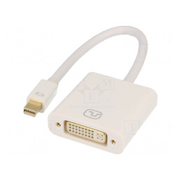 Adaptor DVI-I la mini DisplayPort, 0.15m, Alb | Electronic-mag.ro | Componente Electronice