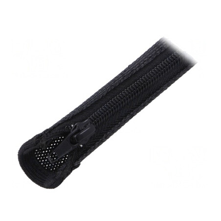 Tresă Poliester Neagră Termorezistentă 1m 20mm | Electronic-mag.ro | Componente Electronice