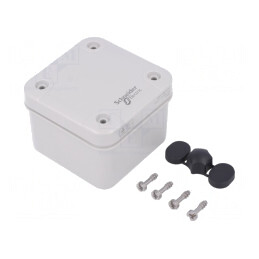 Carcasă Universală Policarbonat Gri 74x74x54mm | Electronic-mag.ro | Componente Electronice