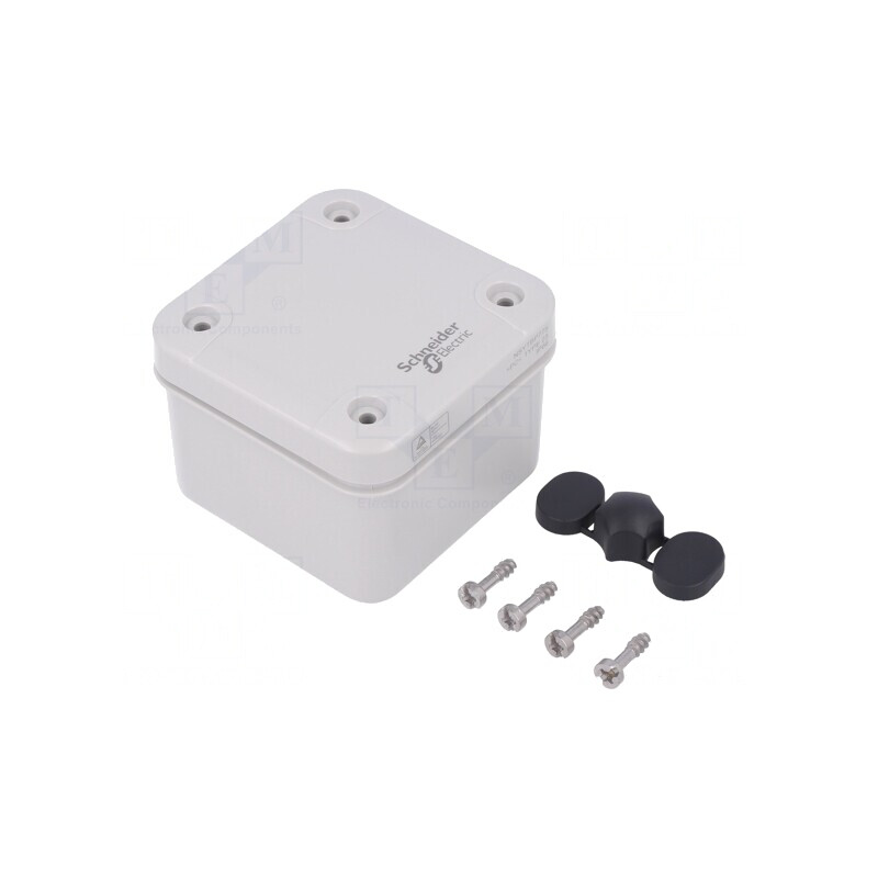 Carcasă Universală Policarbonat Gri 74x74x54mm | Electronic-mag.ro | Componente Electronice