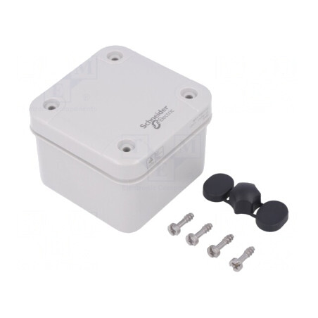 Carcasă Universală Policarbonat Gri 74x74x54mm | Electronic-mag.ro | Componente Electronice