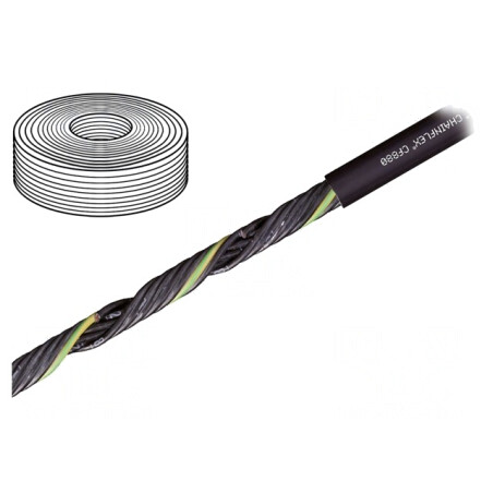 Cablu de Control Chainflex CF880 18G0,75mm2 PVC Negru | Electronic-mag.ro | Componente Electronice