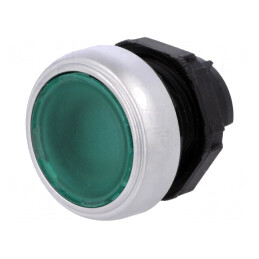 Comutator cu Apăsare Verde 22mm IP66 | Electronic-mag.ro | Componente Electronice