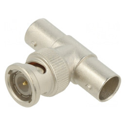 BNC Tee Adaptor 50 Ohms Jack/Plug/Jack | Electronic-mag.ro | Componente Electronice
