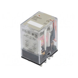Releu Electromagnetic DPDT 24VAC 10A | Electronic-mag.ro | Componente Electronice