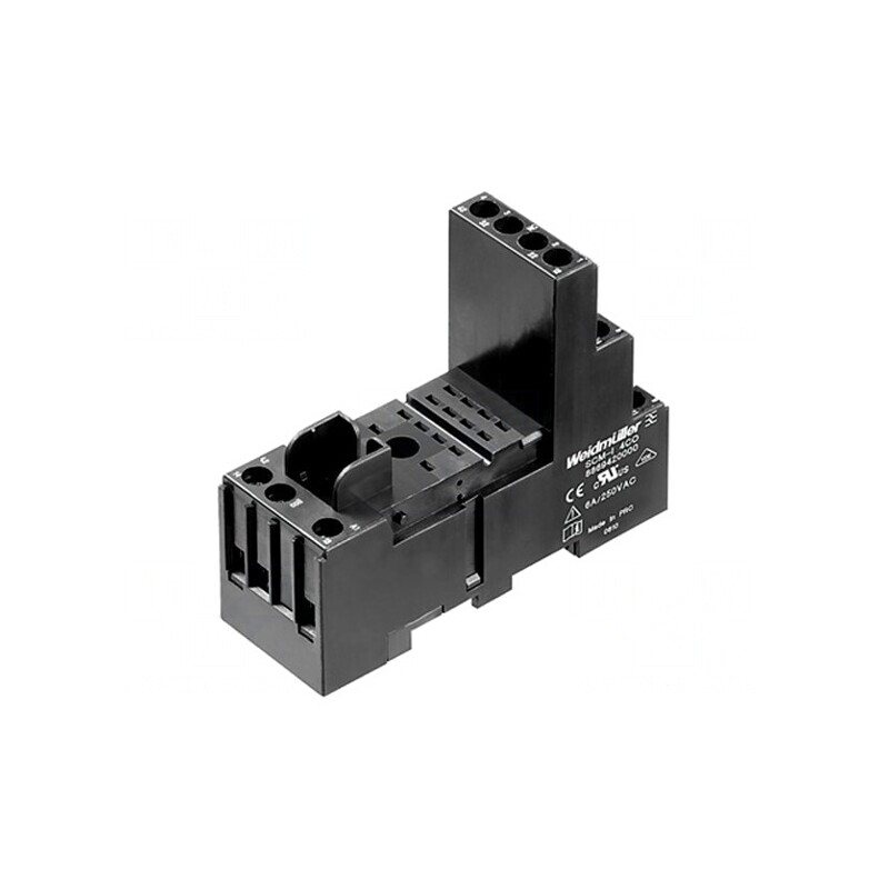 Stativ pentru șină DIN 240VAC 8 PIN 61,5mm | Electronic-mag.ro | Componente Electronice