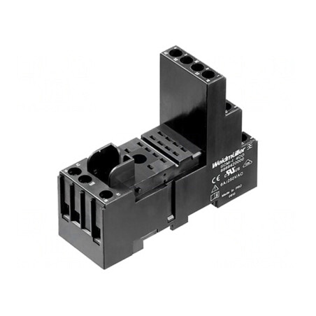 Stativ pentru șină DIN 240VAC 8 PIN 61,5mm | Electronic-mag.ro | Componente Electronice