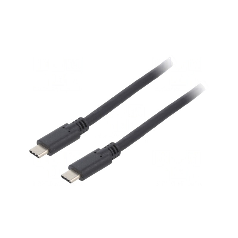 Cablu USB 3.2 C-C 1.5m Negru 5Gbps | Electronic-mag.ro | Componente Electronice