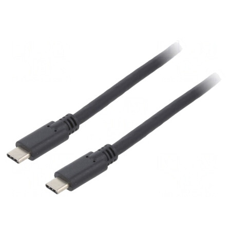 Cablu USB 3.2 C-C 1.5m Negru 5Gbps | Electronic-mag.ro | Componente Electronice