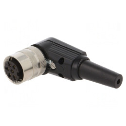 Conector M16 Mufă Mamă Lipire pe Cablu 6 PIN 5A 250V IP40 | Electronic-mag.ro | Componente Electronice