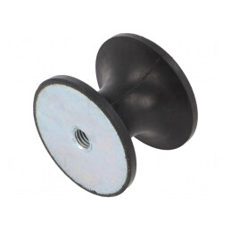 Atenuator de vibraţii M10 57mm gumă 45mm 10mm 1673N | Electronic-mag.ro | Componente Electronice