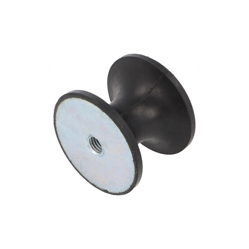 Atenuator de vibraţii M10 57mm gumă 45mm 10mm 1673N | Electronic-mag.ro | Componente Electronice
