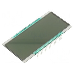 Afișaj LCD cu 7 Segmente, 4 Digiti, 94x5.7mm