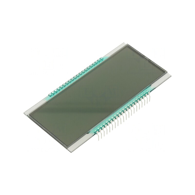 Afișaj LCD cu 7 Segmente, 4 Digiti, 94x5.7mm | Electronic-mag.ro | Componente Electronice