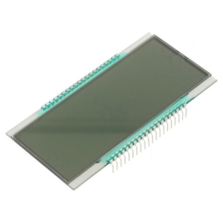 Afișaj LCD cu 7 Segmente, 4 Digiti, 94x5.7mm | Electronic-mag.ro | Componente Electronice