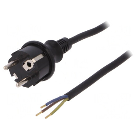 Cablu Electric SCHUKO 3x1mm² 4m | Electronic-mag.ro | Componente Electronice