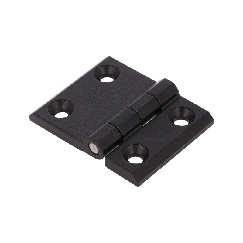 Balama neagră aluminiu-zinc 63mm x 50mm | Electronic-mag.ro | Componente Electronice
