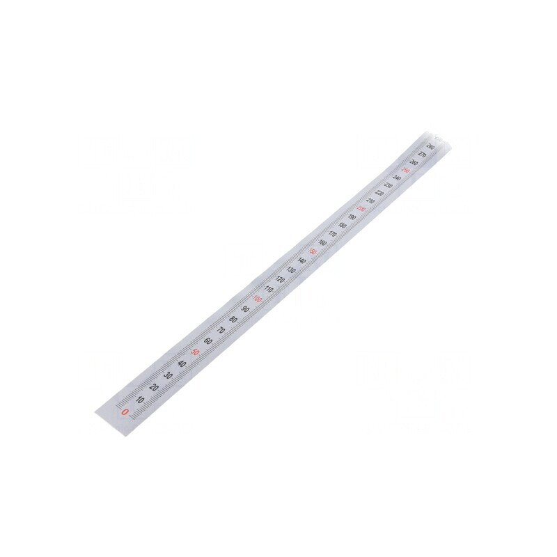 Mini-riglă autoadezivă plastic 11mm verticală | Electronic-mag.ro | Componente Electronice