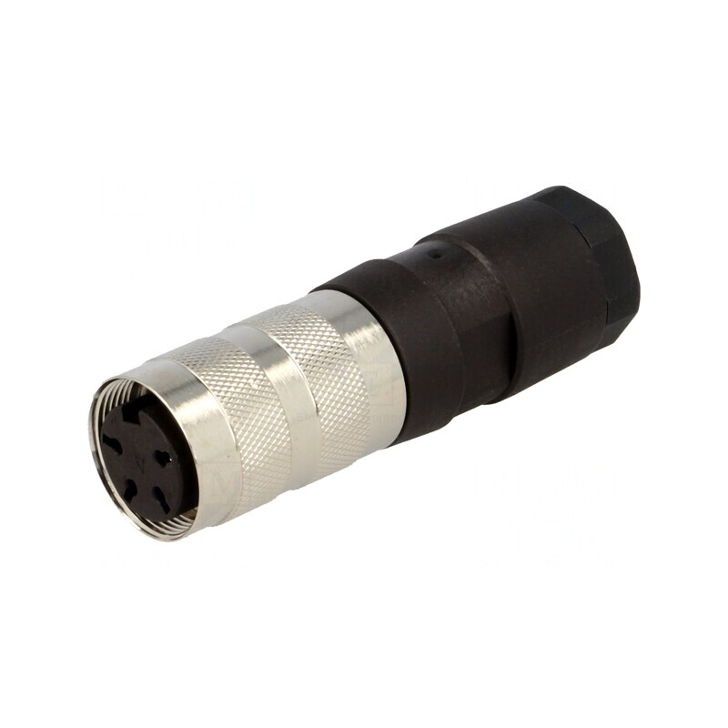 Conector M16 Mufă Mamă Lipire Cabluri 4 PIN 5A 300V Drept | Electronic-mag.ro | Componente Electronice