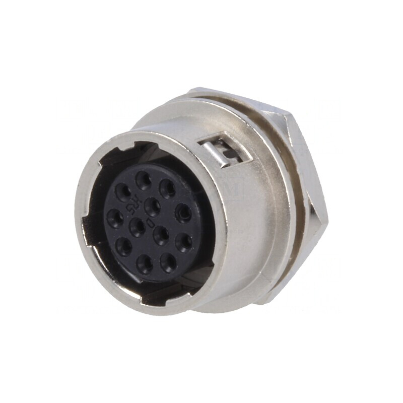 Conector circular HR10 push-pull argintat 2A pentru lipire | Electronic-mag.ro | Componente Electronice