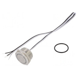 Comutator Anti-Vandalism IP65 Verde 24VDC | Electronic-mag.ro | Componente Electronice
