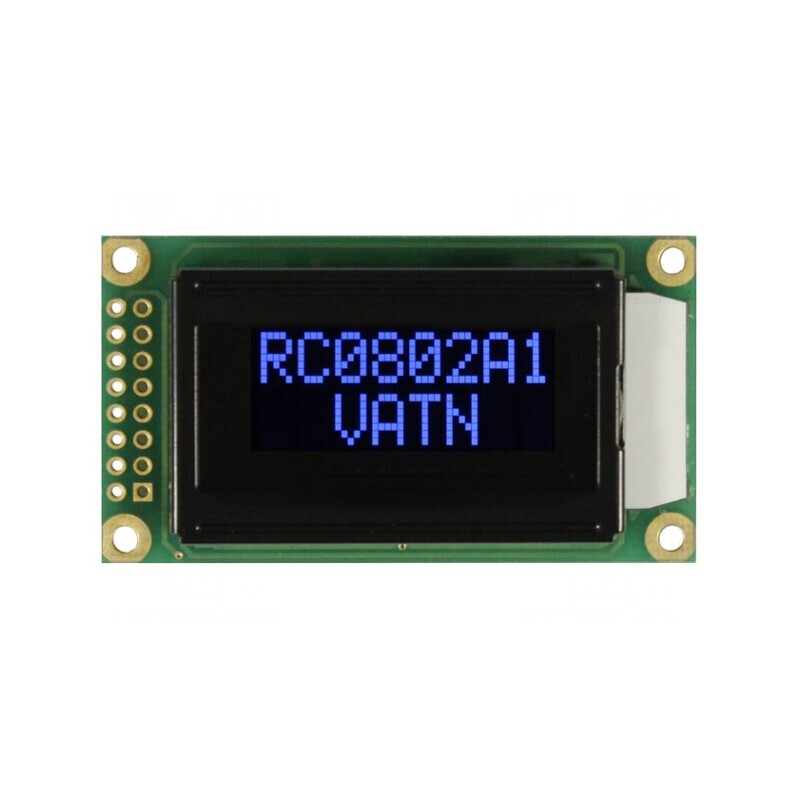 Afişaj LCD Alfanumeric 8x2 58x32x13,2mm LED | Electronic-mag.ro | Componente Electronice