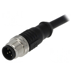 Mufă M12 5 pini tată Profibus IP65/IP67 60V 4A dreaptă | Electronic-mag.ro | Componente Electronice