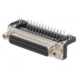 Conector D-Sub 25-Pin Soclu Mamă 90° THT | Electronic-mag.ro | Componente Electronice