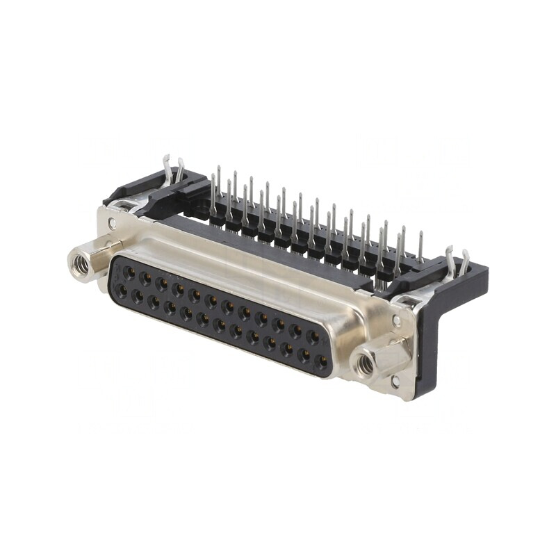 Conector D-Sub 25-Pin Soclu Mamă 90° THT | Electronic-mag.ro | Componente Electronice