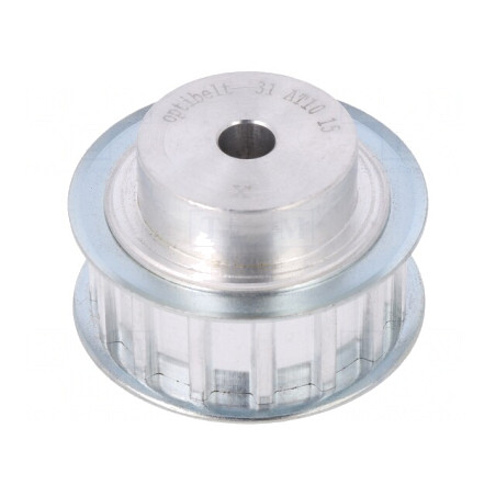 Roată de Curea AT10 Aluminiu 16mm 31mm 45.9mm | Electronic-mag.ro | Componente Electronice