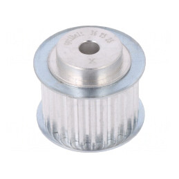 Roată de curea T5 aluminiu 25mm x 36mm x 39mm | Electronic-mag.ro | Componente Electronice