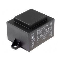Transformator Încapsulat 10VA 230VAC 24V PCB BVEI | Electronic-mag.ro | Componente Electronice