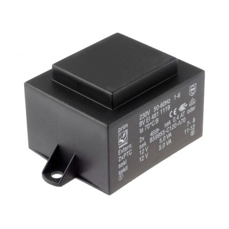 Transformator Încapsulat 10VA 230VAC 24V PCB BVEI | Electronic-mag.ro | Componente Electronice