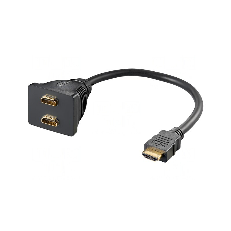 Splitter Semnal HDMI 2 Porturi 0,1m Negru | Electronic-mag.ro | Componente Electronice Splitter Semnal HDMI 2 Porturi 0,1m Negru | Electronic-mag.ro | Componente Electronice