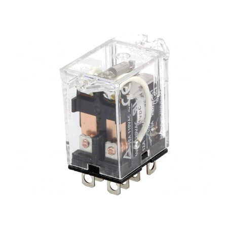 Releu Electromagnetic DPDT 24VDC 10A | Electronic-mag.ro | Componente Electronice