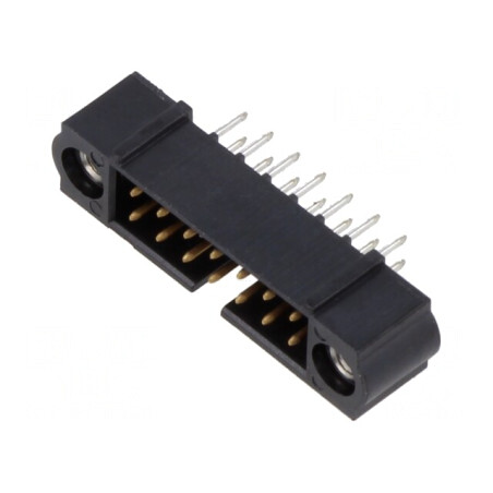 Conector PCB-Cablu Datamate J-Tek 2mm 14 PIN THT 800V | Electronic-mag.ro | Componente Electronice
