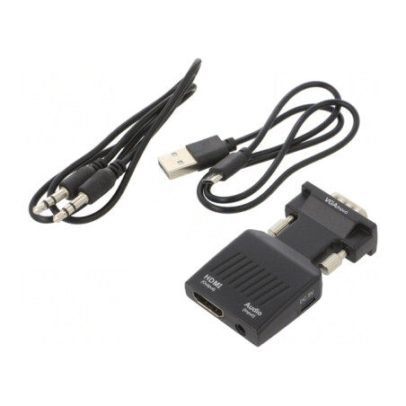 Convertor HDMI 1.4 Negru | Electronic-mag.ro | Componente Electronice