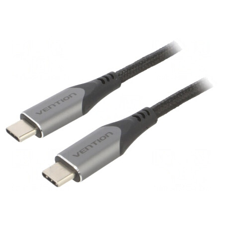 Cablu USB 3.1 USB C 0,5m Negru 5Gbps | Electronic-mag.ro | Componente Electronice