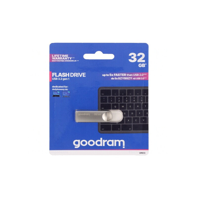 Pendrive USB 3.2 32GB Argintiu | Electronic-mag.ro | Componente Electronice