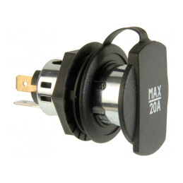 Soclu brichetă auto 20A 12-24V | Electronic-mag.ro | Componente Electronice