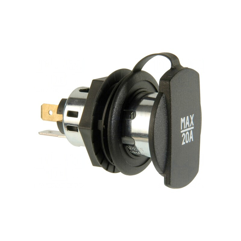 Soclu brichetă auto 20A 12-24V | Electronic-mag.ro | Componente Electronice