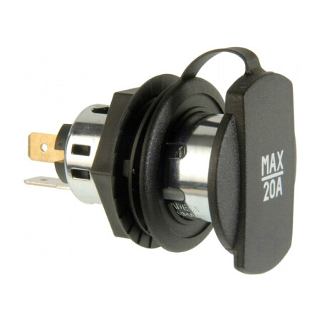 Soclu brichetă auto 20A 12-24V | Electronic-mag.ro | Componente Electronice