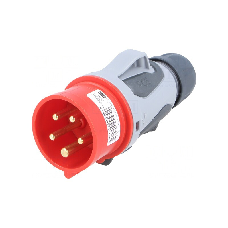 Conector Alimentare AC Trifazat 16A 400VAC IP44 | Electronic-mag.ro | Componente Electronice