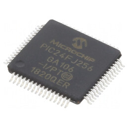 Microcontroler PIC 256kB cu I2C, IrDA, LIN, SPI și UART