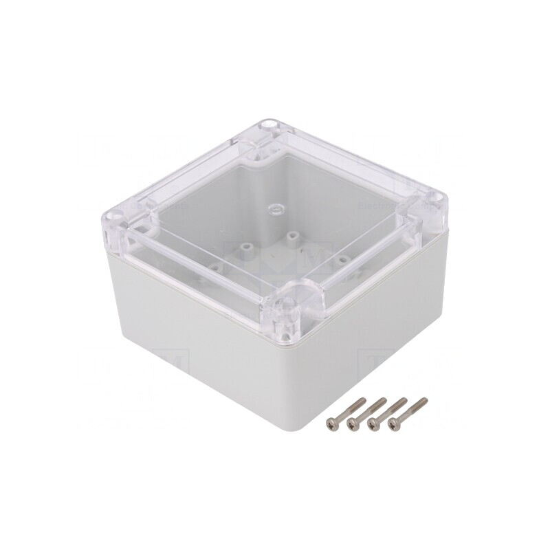 Carcasă Universală cu Bucșă din Alamă 105x105x60mm | Electronic-mag.ro | Componente Electronice