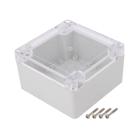 Carcasă Universală cu Bucșă din Alamă 105x105x60mm | Electronic-mag.ro | Componente Electronice