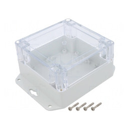 Carcasă Universală Policarbonat 105x105x60mm | Electronic-mag.ro | Componente Electronice
