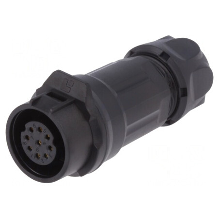 Conector Circular Mufă 16mm 9-PIN Aurit 5A Mamă | Electronic-mag.ro | Componente Electronice