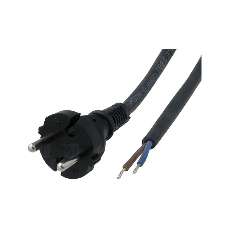 Cablu Electric 2x1,5mm2 Lungime 5m Negru | Electronic-mag.ro | Componente Electronice